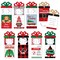 Big Dot of Happiness Assorted Red and Green Holiday - Christmas Money and Gift Card Sleeves - Nifty Gifty Card Holders - 8 Ct
